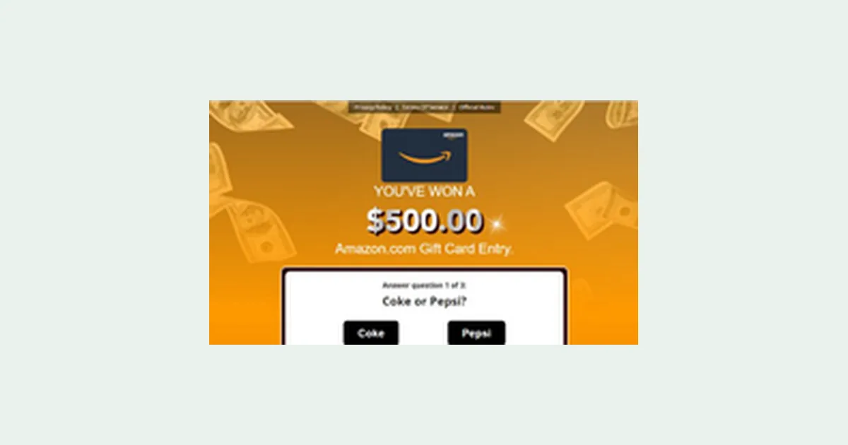 Everyday Winner $500 Amazon Gift Card Sweepstakes Review
