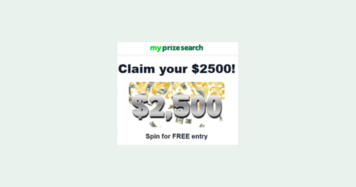 Cash Sweeps $2500 Sweepstakes Review